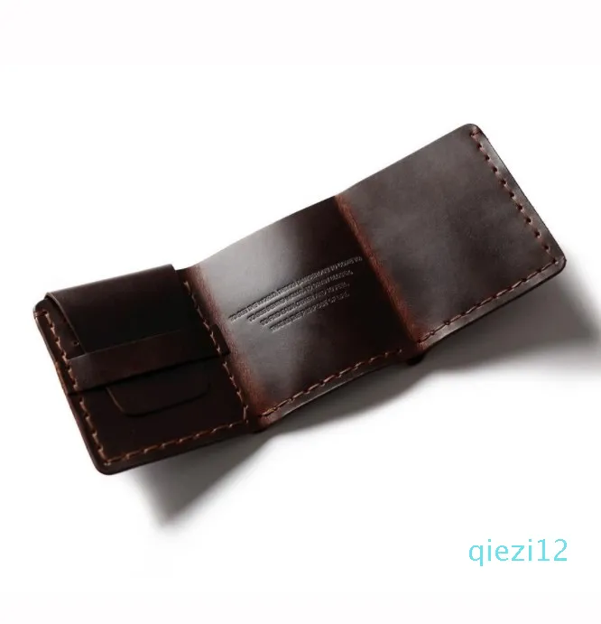 Genuine Leather Wallet Men The Secret Life Of Walter Mitty Cow Leather Wallet Vintage Crazy Horse Handmade Wallet J190718234j