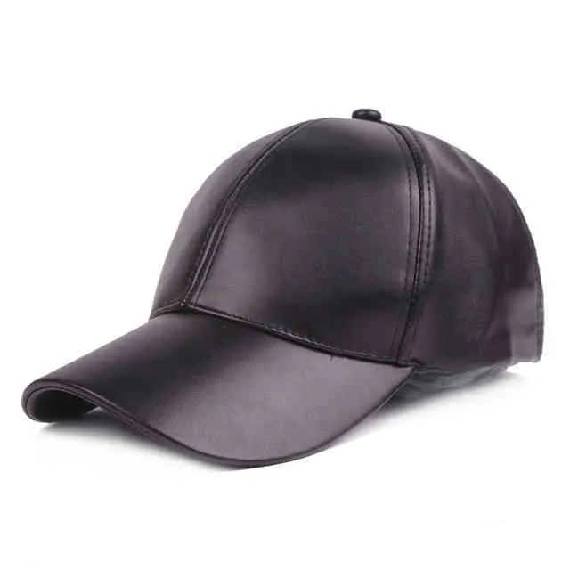 For Men Snapback Women Golf Hat Black White Red Baseball Cap PU Leather Strap Caps Custom Bone Trucker Hats90999217692143