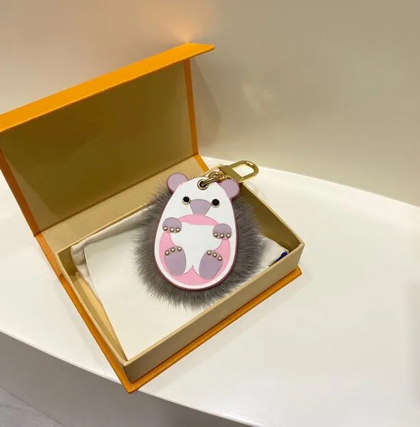 Designer dos desenhos animados mouse moeda bolsa carta impressão chaveiros fivela de metal artesanal unisex alta qualidade animal pingente caso chave pend323l