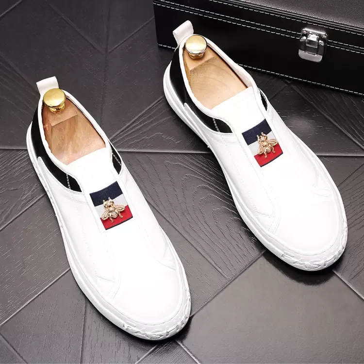 Designer italien Mode Mâle Cusp Rivet Cuir Plat Britannique Chaussures Mocassins En Daim Coiffeur Casual Hommes Noir Chaussures grande taille: US6.5-US9