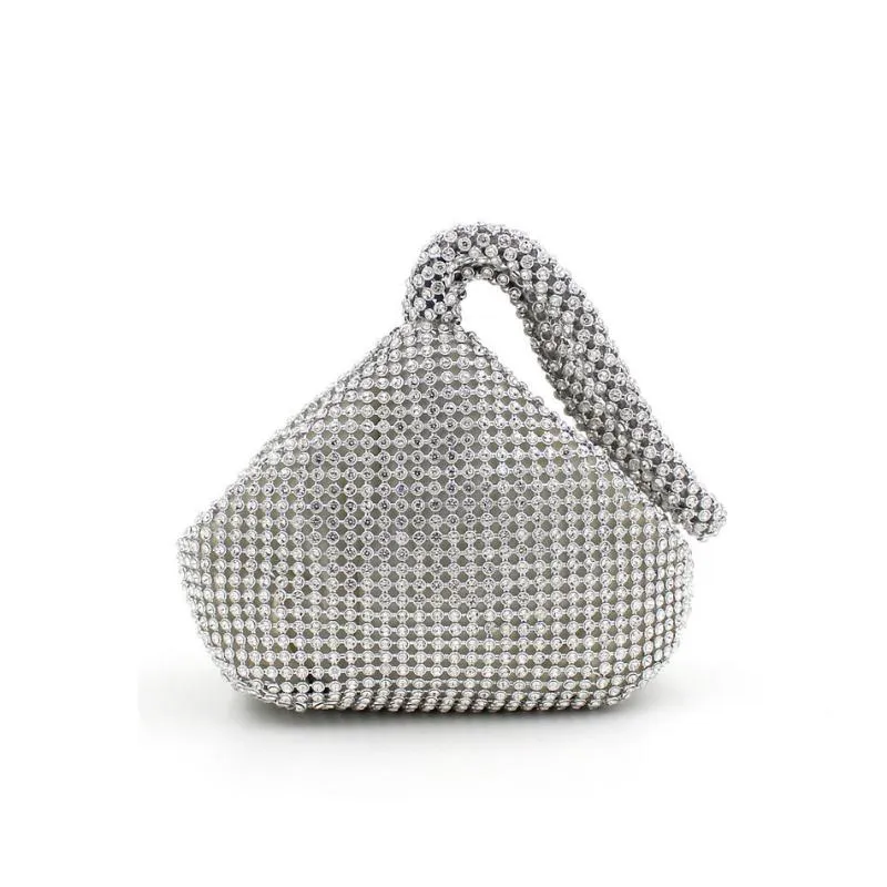Evening Bags Milisente Mini Women Fashion Rhinestone Party Handbags Wedding Day Clutches Small Purse Gold Silver247c