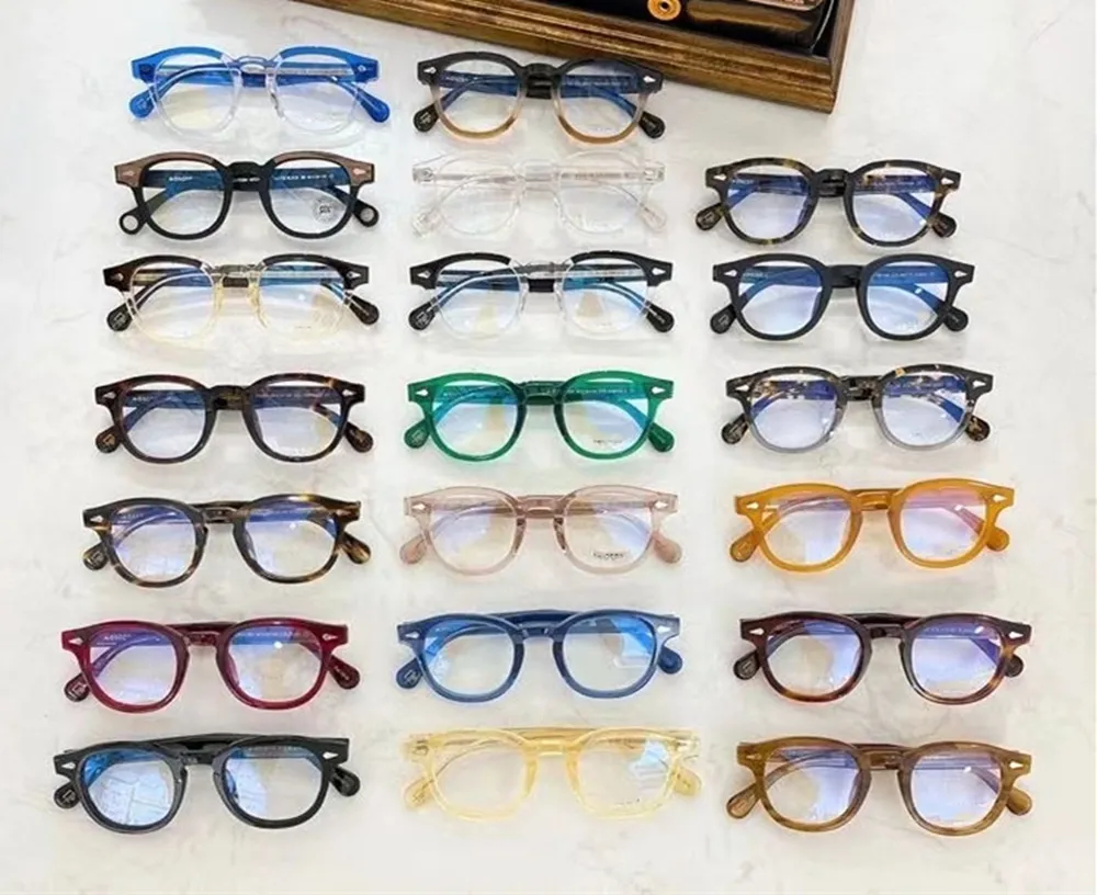 Jackjad Top Quality Acetate Frame Johnny Depp Lemtosh Style Glasses Frame Vintage Round Brand Design Eyeglasses Oculos de 321o