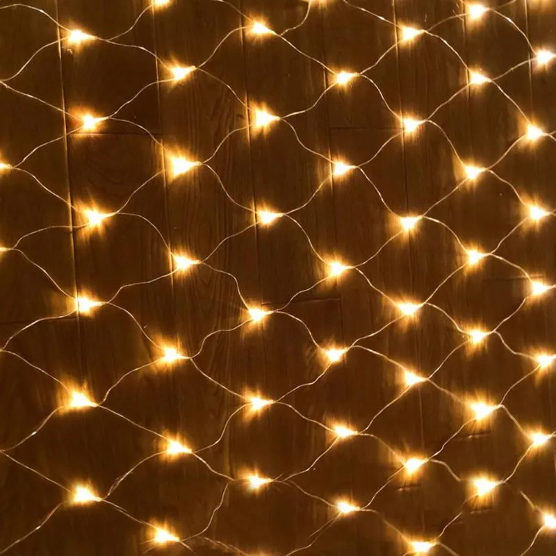 Thrisdar 6X4M 880LED Natale Net Light Garden Mesh Fata Ghirlanda Vacanza all'aperto Festa di nozze Sfondo String LED Strings276q