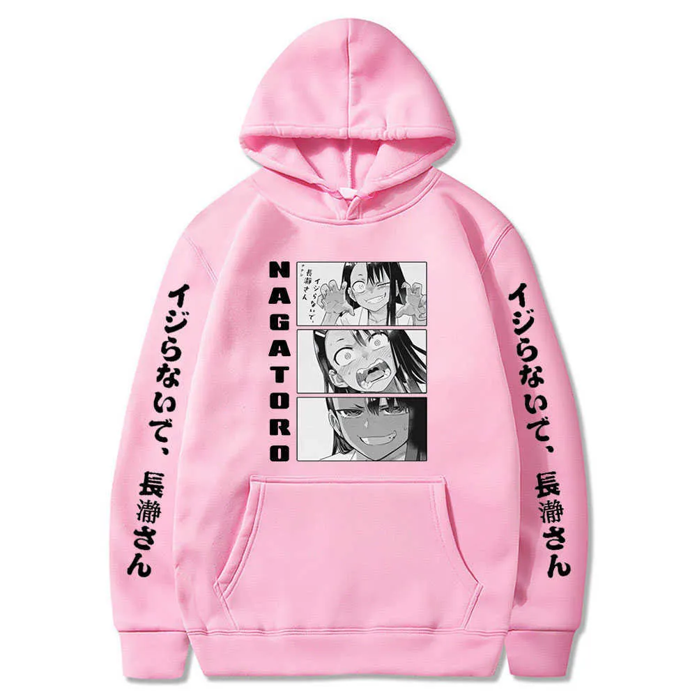 Anime Don039t Toy With Me Miss Nagatoro Hoodies Pullover Männer Manga Lustiges Mädchen Nagatoro Harajuku Winter Langarm Sweatshirt 4708116