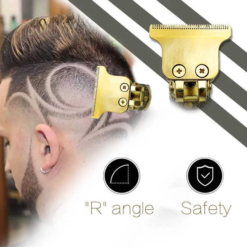 Maszyna do cięcia strzyżenia włosów Golarka elektryczna dla mężczyzn Barber Trymer Professional Barber USB Razor 220106