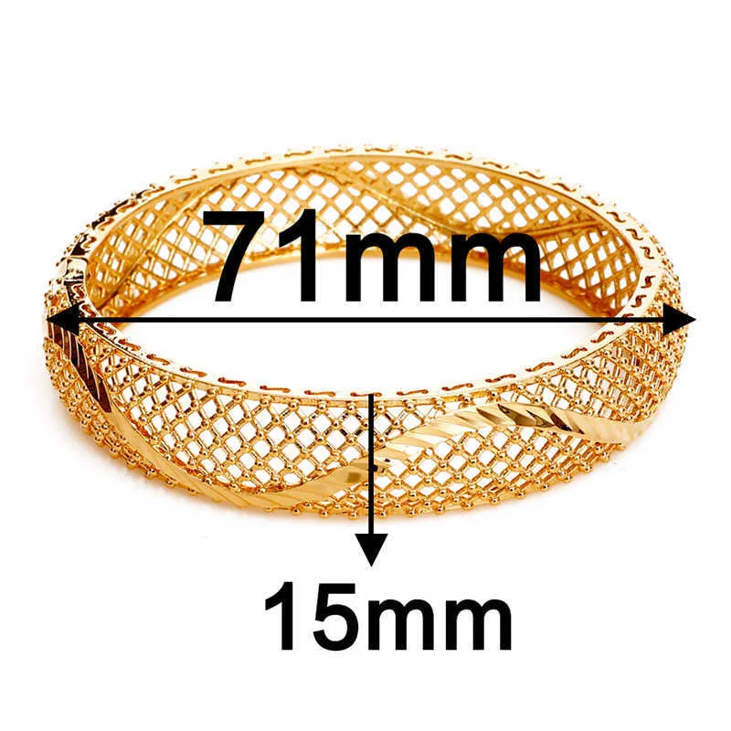 2020 Mode Luxus Gold Silber Farbe Hohl Schmuck Armreifen für Frauen Männer Engagement Charme Armreif Geschenke Pulseras Q0719
