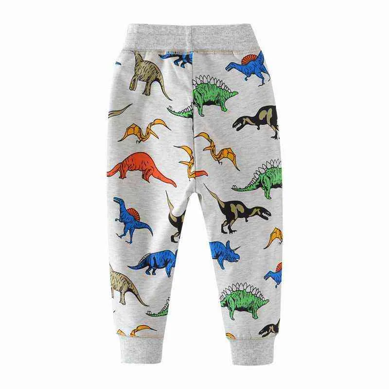 SAILEROAD 7years Dinosaur Toddler Kids Boy Girl Harem Pants Trousers Children Loose Drawstring Clothing Baby Clothes 211103