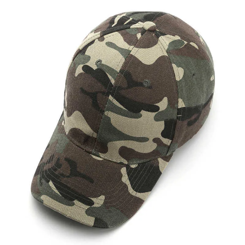 Digital Men Baseball Caps Army Tactical Camouflage Cap Outdoor Jungle Hunting Snapback Hat For Women Bone Dad Hat Q0703216G