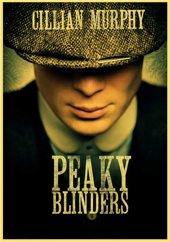 A3 및 A4 Peaky Blinders Thomas Shelby 포스터 크래프트 페이퍼 DIY 바 카페 침실 장식 그림 선물 인쇄 아트 벽 스티커 C06373096