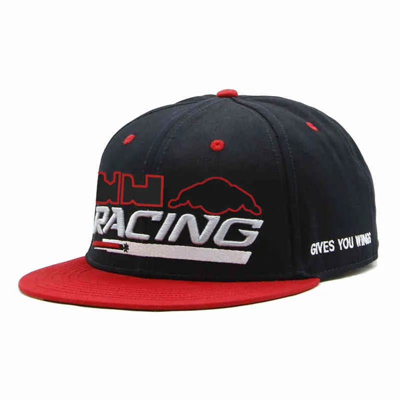 AHHZ 2021 F1 Formula One Racing Team Flat Brim Hat Car Car Hat Hat الرجال والنساء في الهواء الطلق الترفيه الرياضة CAP HAT1G23 {فئة}