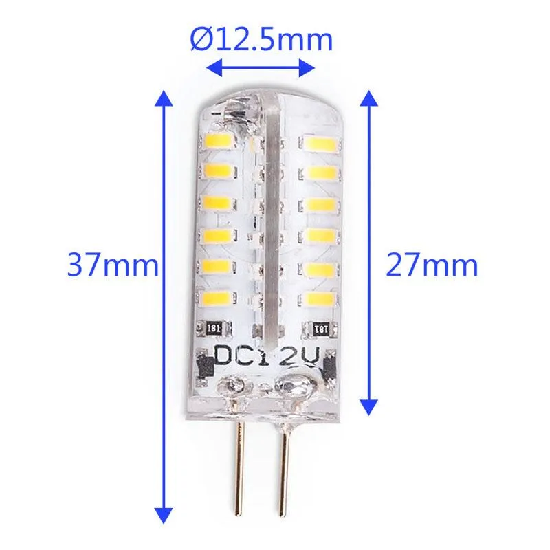 G4 5W LED açık mısır ampulü dc12v enerji tasarrufu ev dekorasyon lambası hy99 ampul249z