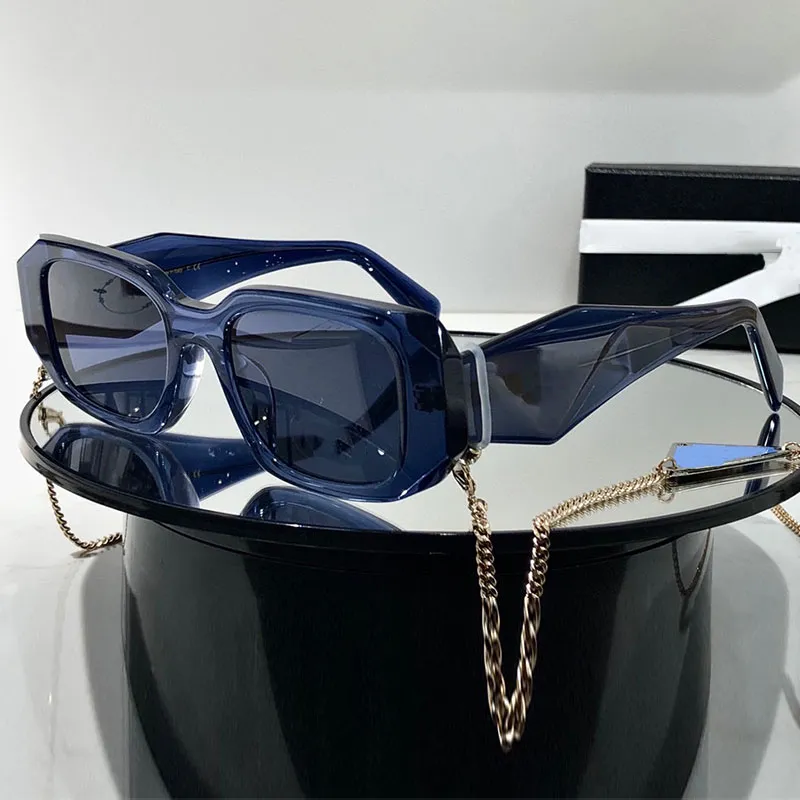 Officiella nya kvinnors P Home Solglasögon PR 17WS Designer Glassar Ladies Stage Style Högkvalitativ Fashion Concave-konvext Three-Dimens211l