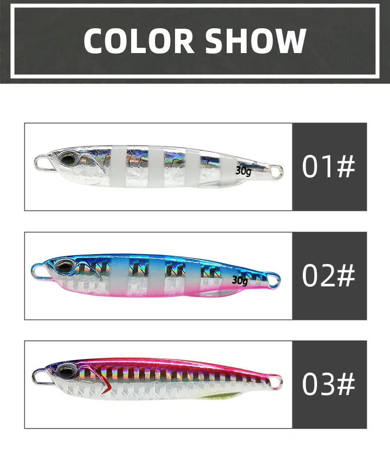 New Japanesestyle Shore Cast Bionic Bionic Metal Lead Fish Fish Frure Iron Irented Die Die Fishing Lures Bait2800