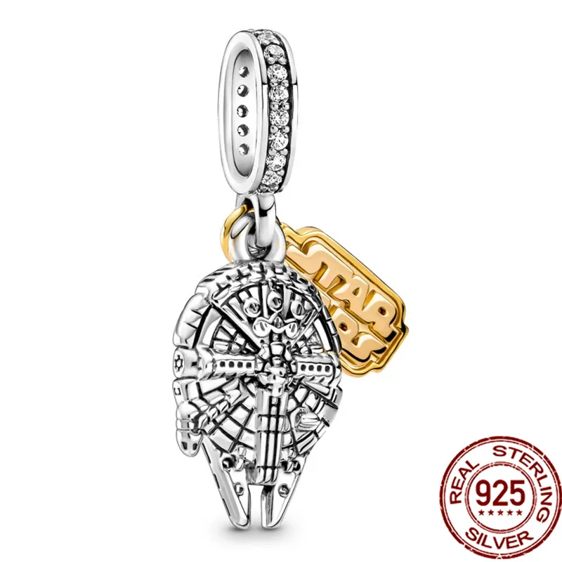 2022 New Arrival 925 Sterling Silver Dangle paciorki Fit bransoletka Pandora srebro 925 biżuteria prezent