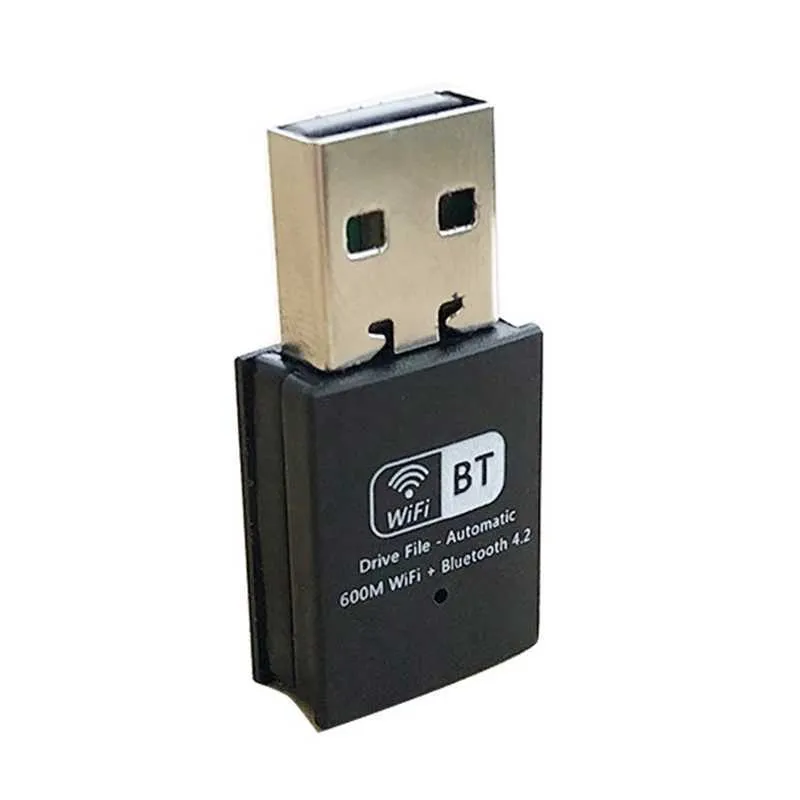 600m MINI USB WiFiアダプターネットワークLANカード用PC WiFiドングルデュアルバンド2.4G5.8GワイヤレスWIFIレシーバーデスクトップラップトップ