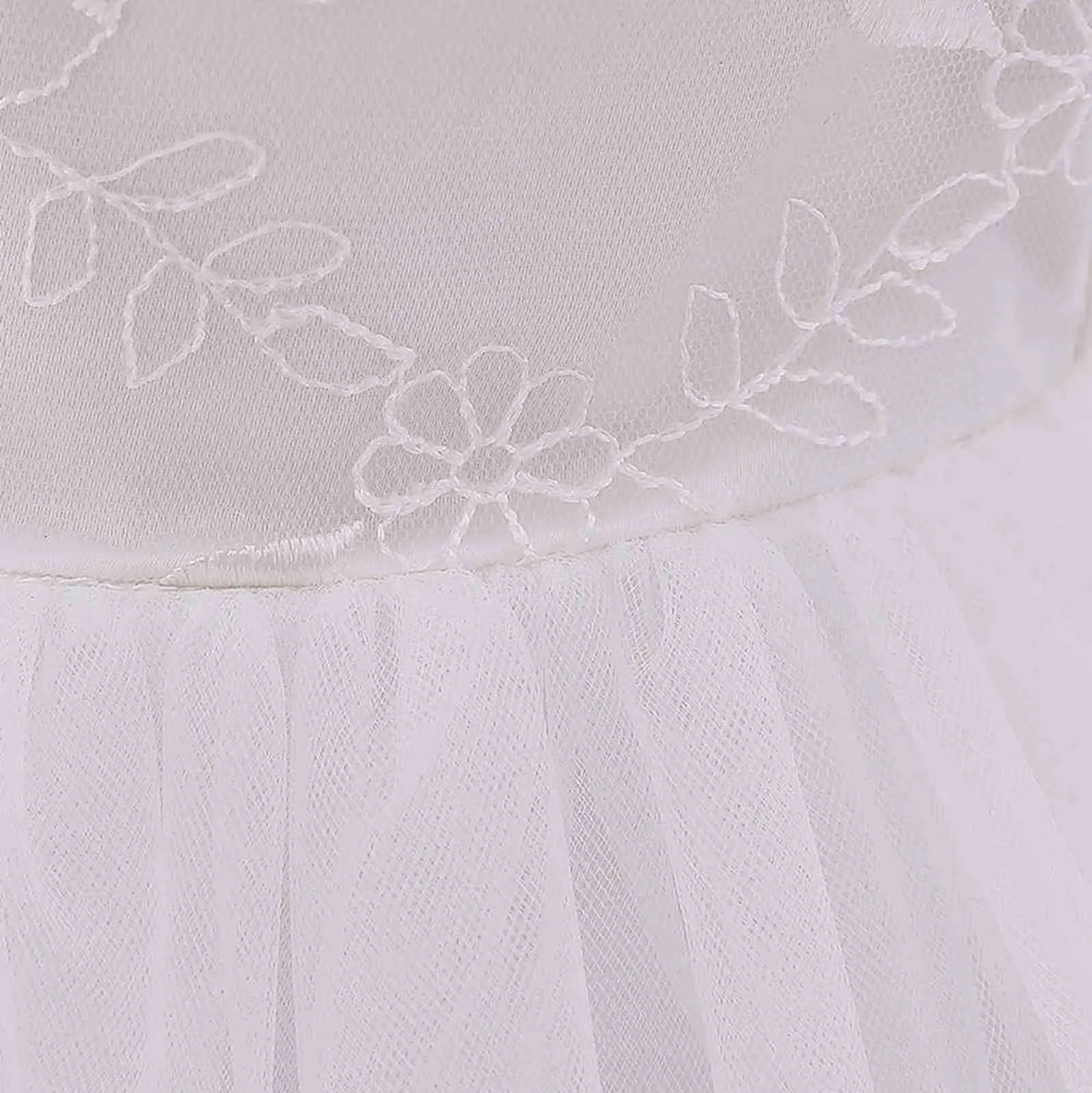 Bébé Fille Robe Robes De Baptême Pour Les Filles 1ère Année Fête D'anniversaire De Mariage Bébé Infant Blanc Baptême Princesse Robe G1129