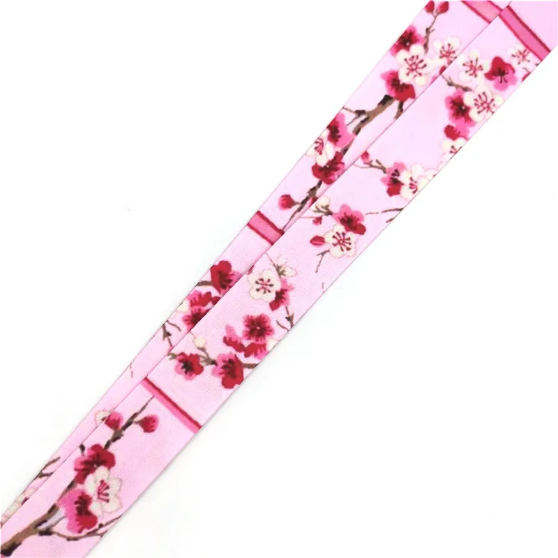 10 stks Cherry Blossoms Mode Simple Chain Neck ID Card Mobile Phone USB Key Lanyard