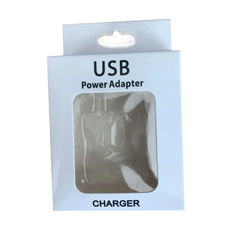 Коробка для пакетов для карт -дисплея для iPhone 8 7 6S US Plug 5W Adapter Adapter Wall Charge Boxs7074384