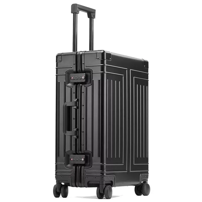 Walizki Najwyższa jakość aluminium bagażu podróży Business Trolley Suitcase Bag Torka Spinner na pokład przeniesienia 20 24 26 29 cali 234G