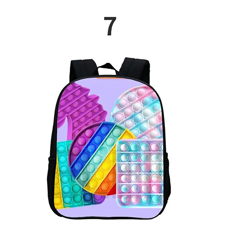 12 styles pour enfants Sacs à école sac adolescents sac à dos 3D Printing Sacs d'épaule Sport Book Pack Cartoon Rucksack8202926