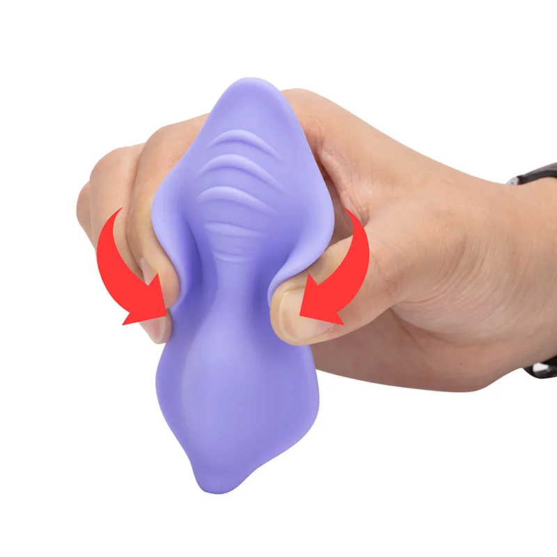 Vibratore slip indossabile con mutandine telecomandate senza fili Vibrazione stimolatore clitorideo invisibile Giocattoli sessuali donne Coppie Q0320