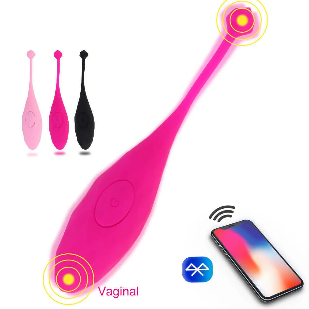 Sex Toys Bluetooth Vibrator consolador para mujeres Aplicación de teléfono inteligente Control inalámbrico Magia G Spot Clitoris Juguete Pareja 2106235066238