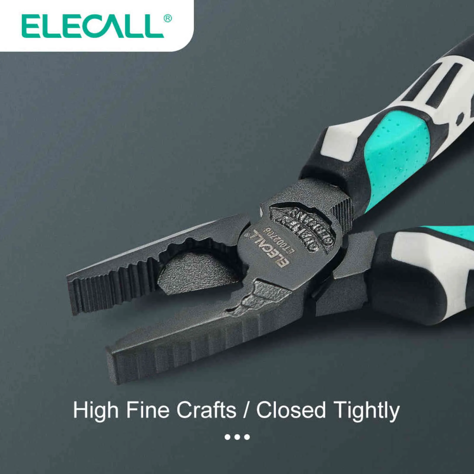 ELECALL Wire cutter pliers 6" 7" Diagonal pliers cutting nipper wire stripper plier hand tools for cable cutters electrical 211028