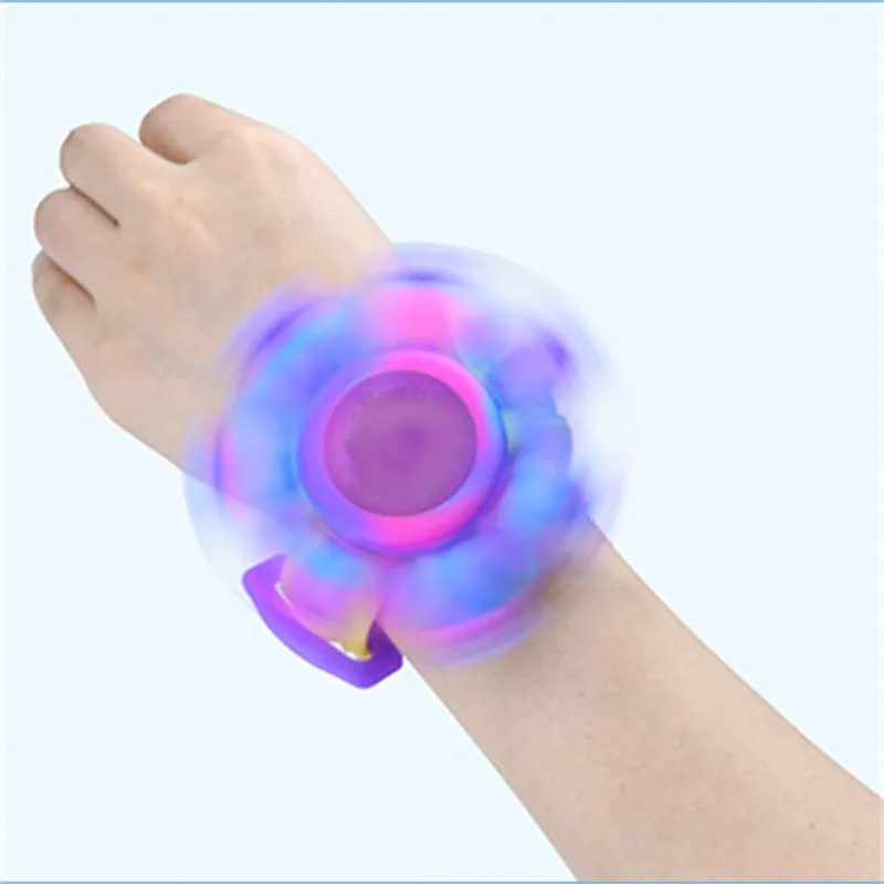 Octopus Spinning Top Ping fiet jouets ses anti-Strs bracelet de bracelet de bracelet en silicagel kawaii push bubble kids gifts1y7d54801629704494
