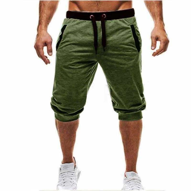 New Fashion Mens Pantaloncini Baggy Jogger Casual Slim Harem Pantaloni corti Casual Pantaloni di cotone morbido Pantaloncini estivi pantaloni da uomo P0806