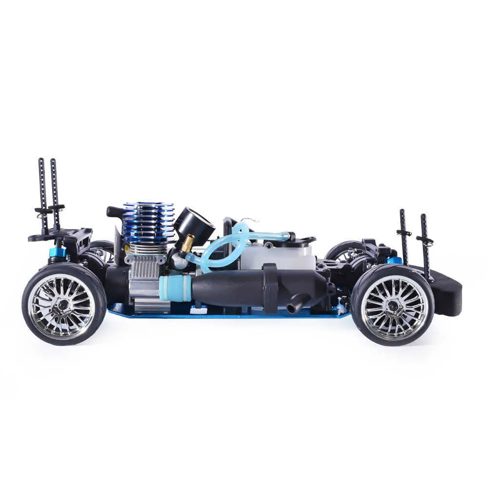 HSP RC Car 4wd 1:10 On Road Racing Two Speed Drift Vehicle Toys 4x4 Nitro Gas Power High Speed Hobby Remote Control Car 210915