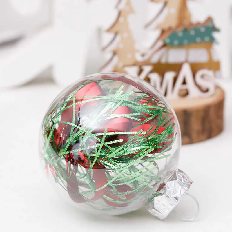 30 stks Kerstbal Decoratie Outdoor Xmas Ornament Tree Balls Home Gift Party Hanging Hanger 211018