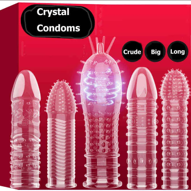 NXY Cockrings 14 Typ Mężczyzna Powiększenie Penis Extender Osłona wielokrotnego użytku Condom Engors Erekcyjny tulei Opóźnienie wytrysku Sex Zabawki dla człowieka 0215