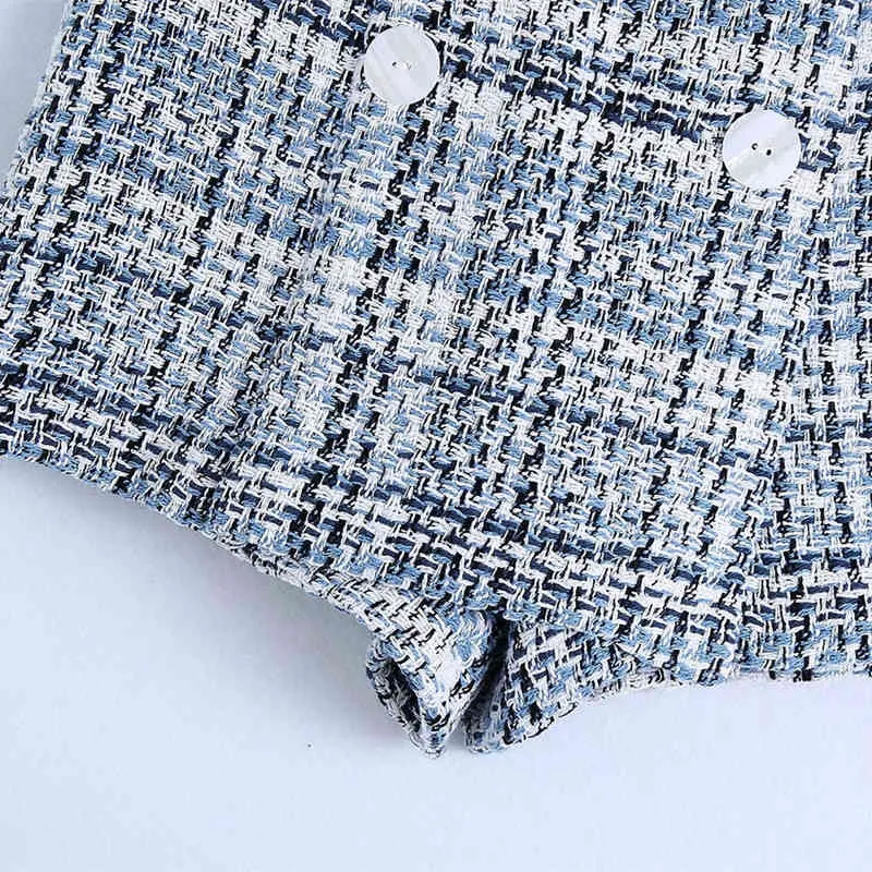 Sweet Women Woolen Cloth Short Skirt Spring-autumn Fashion Ladies High Waist Vintage Female Texture Casual 210515