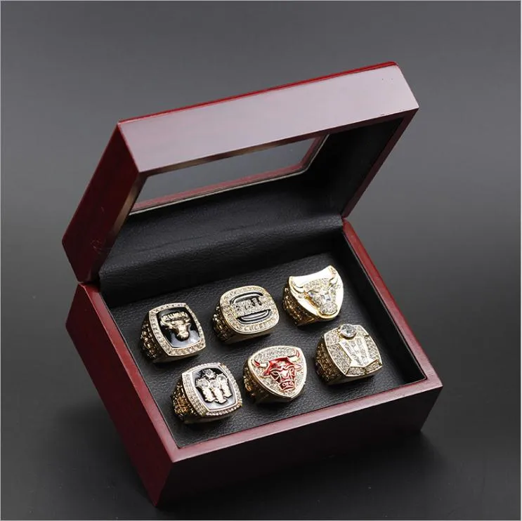 Fans verzamelen Chicago 6 basketbal DHAMPION-ringset Boutique Replica1697