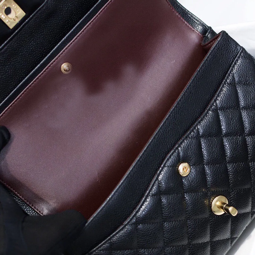 Klasyczne projektanci torby na ramię torebki najwyższej jakości moda moda oryginalna skórzana torebka torebka kobiet klap litery czarny krzyż 2082