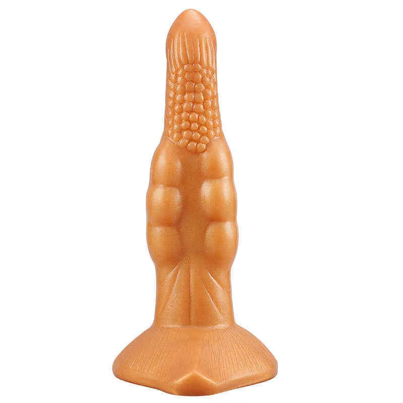 NXY Dildos Anal Toys Different Yang Finger Granular Vestibular Plug for Men and Women Masturbation Device Soft Silicone Chrysanthemum Expansion Fun 0225