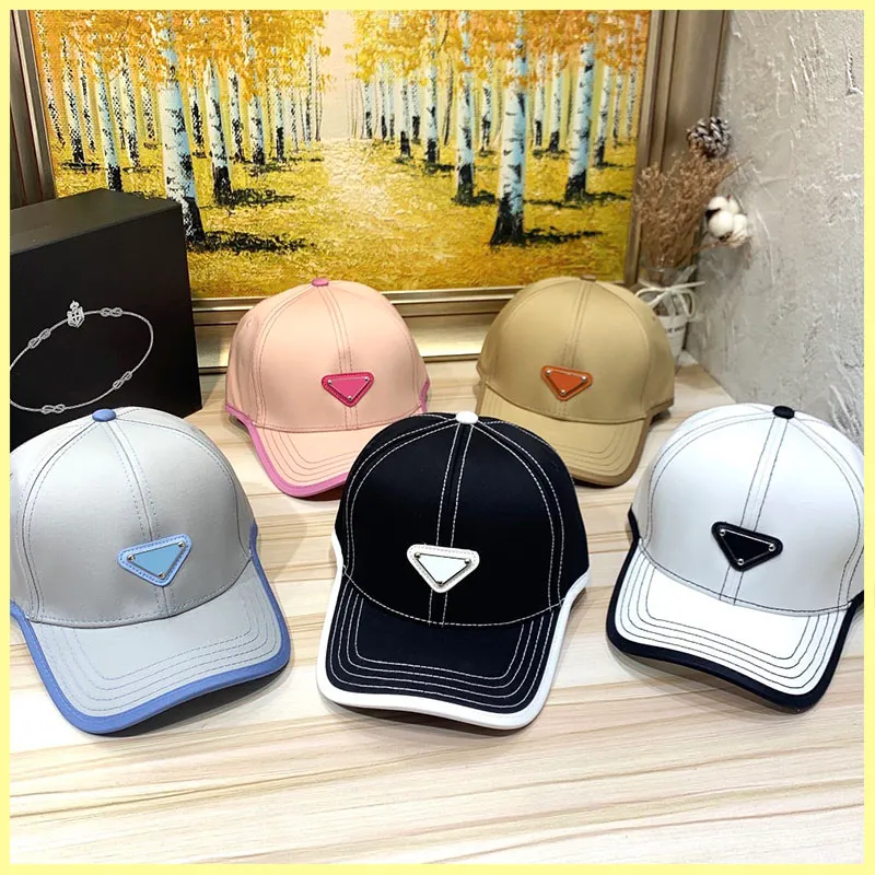 2021 Kadın Beyzbol Şapkaları Moda Yaz Üçgen Kapakları Unisex Tasarımcıları Şapka Erkek Fedora Şapkası Erkekler Casquette Bonnet Beanies 21080305R