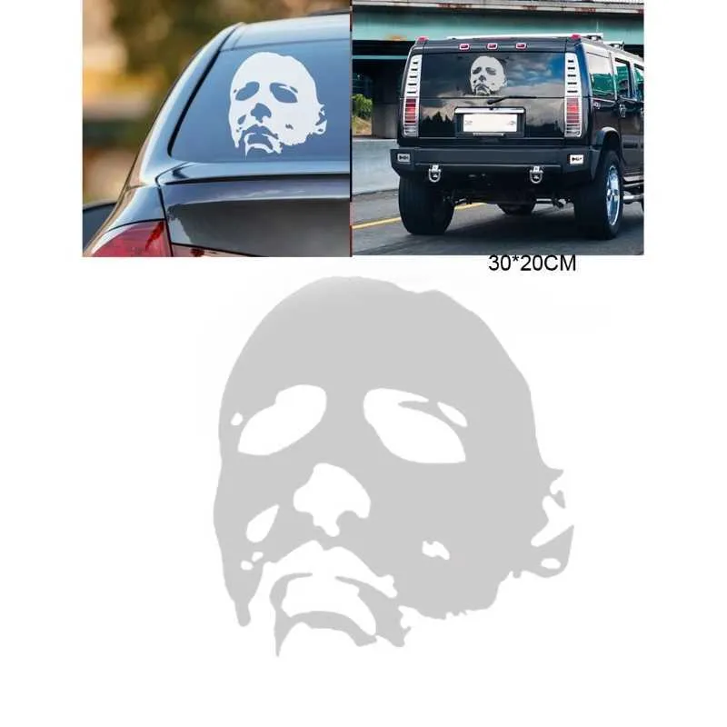 رعب هالوين نمط ملصقات شخصية تصميم باب السيارة نافذة الجسم الديكور الجسم الزخرفية للبالغين