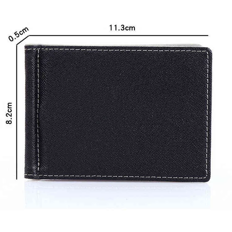 Nxy Wallet Men Bifold Business Leather Luxury Brand Famous Id Credit Card Visiting Cards Magic Money Clips 0212