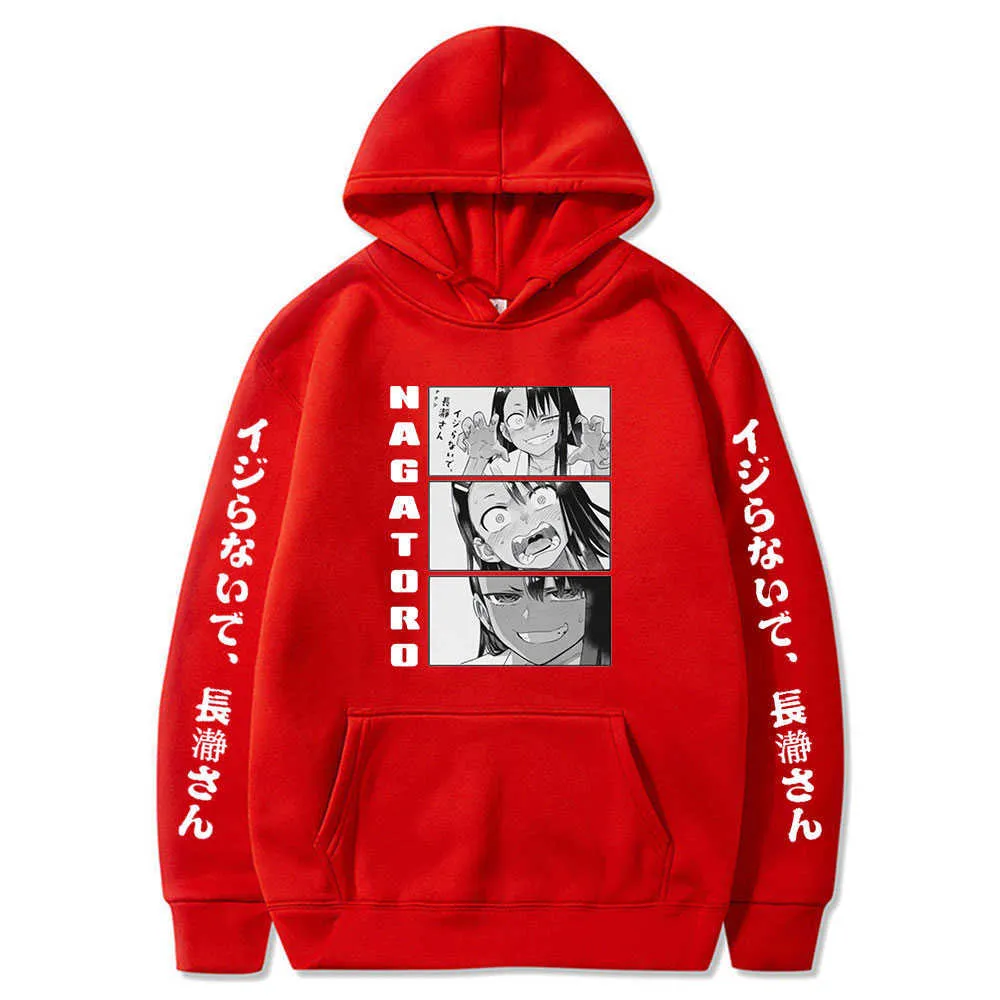 Anime Don039t Speelgoed Met Me Miss Nagatoro Hoodies Trui Mannen Manga Grappig Meisje Nagatoro Harajuku Winter Lange Mouw Sweatshirt 9878817