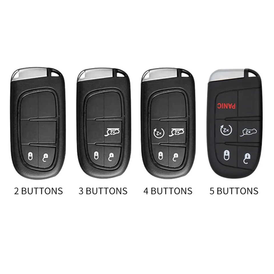 key cover case Fob Jeep Renegade Compass Grand Cherokee For 300C Wrangler Dodge Car Accessaries Keychain275S