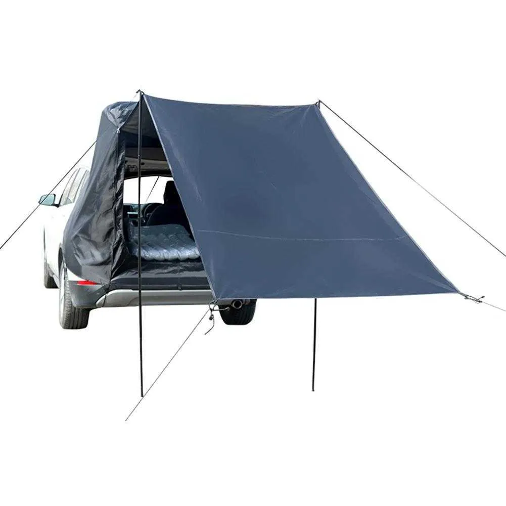 2021 Auto Trunk Tent Sunshade Regendicht voor Self-Driving Tour Barbecue Outdoor Mobiele Keuken Accessoires Trunk Side Awning Y0706