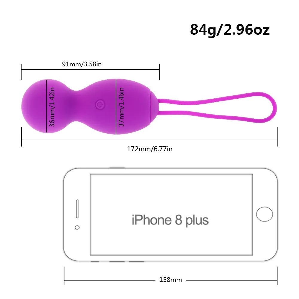 Women 10 Frequency Silicone Kegal Ball Vibrator APP Bluetooth Wireless Remote Control Vibrating Egg Gspot Pussy Massage Sex Toy 27809910