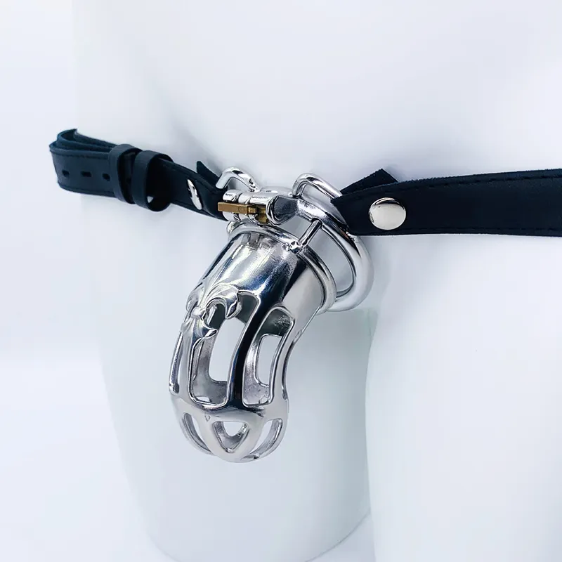 Massage FRRK86 Cock Cage Strap On Chastity Dispositif Ceinture Avec Anneau Rond Sex Toys Pour Hommes Porter À La Taille Pour Réduire La Charge Sur Le Pénis