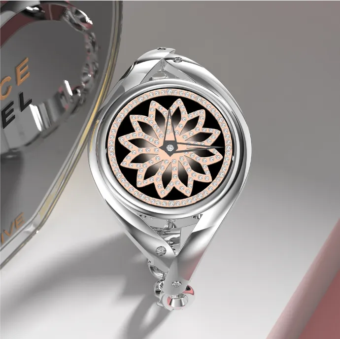 Lemfo Light Luksusowy trend Wykwintny 11 mm cienki tarcza zegarki Bransoletka Ciet tętna Fizjologiczne Monitorowanie Smart Watch 189i