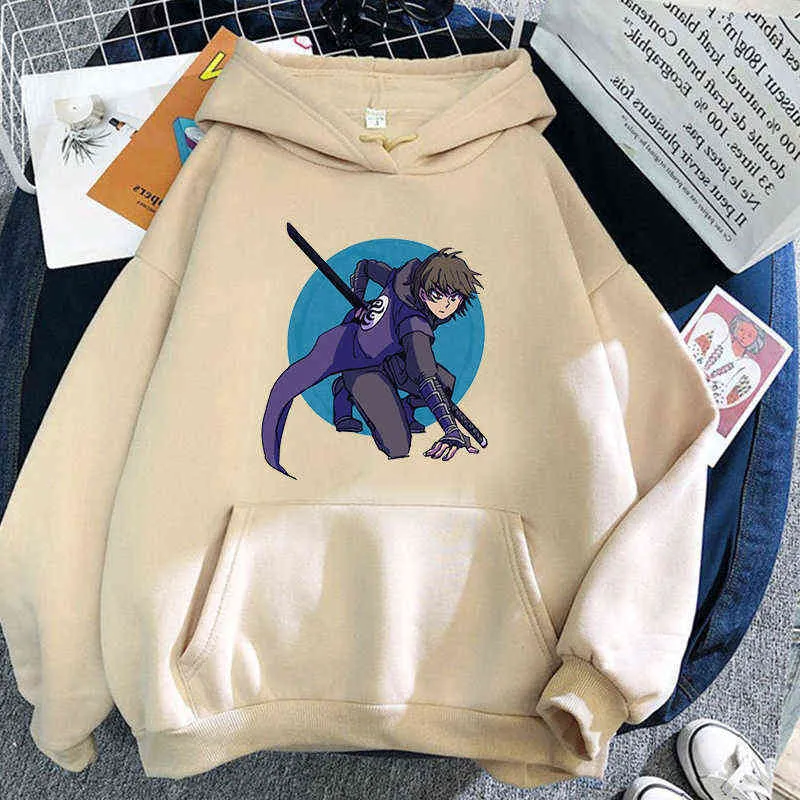 Makas yedi Hoodie Erkekler Boy Gevşek Rahat O-Boyun Hoodies Komik Harajuku Polar Tişörtü Kazak Elbise dropshipping Y1121