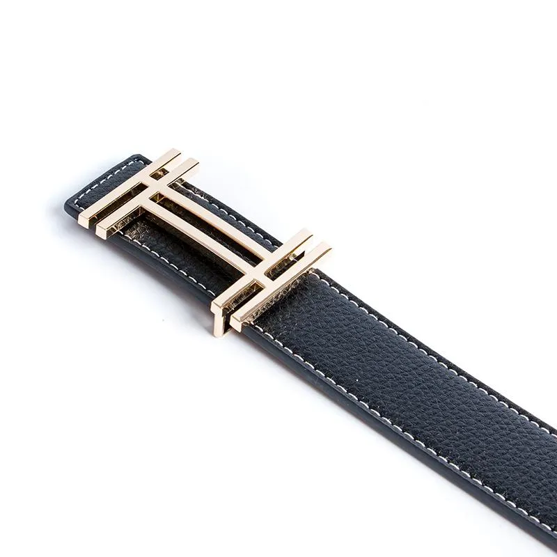 Cinture di design di lusso di marca in pelle bovina lettera H cintura da uomo di alta qualità da donna in vera pelle cinturino jeans cinturino271o