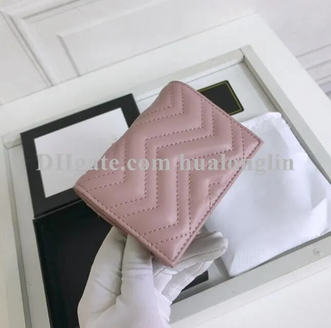 Women wallet purse card holder genuine leather fashion ladies wallets original box high quality 210h