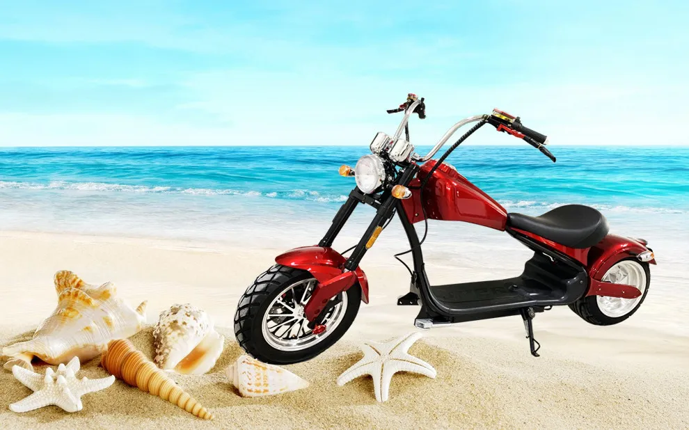 Scooter elettrico Seev Citycoco E-Motorcycle Motor 2000w Adult Mini Chopper Chinese Citycoco Moto