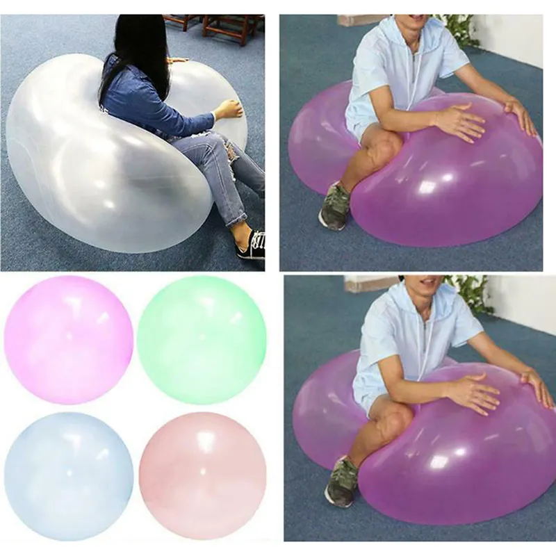 120 cm kinderen Outdoor Soft Air Water gevulde bubbelbal Blow -up ballonspeelgoed Fun feestspel Geweldig geschenken heel strandspeelgoed2537843